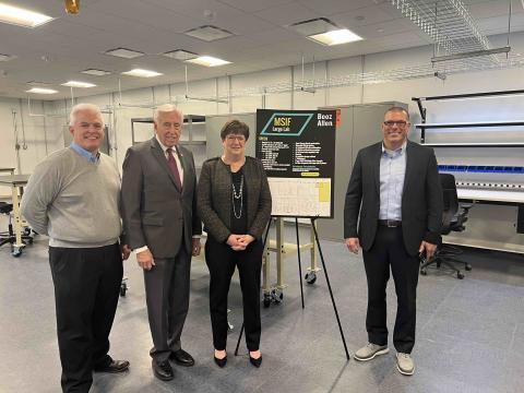 Congressman Steny H. Hoyer with Booz Allen