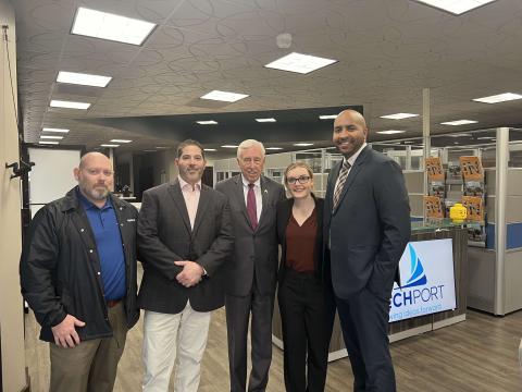 Congressman Steny H. Hoyer at TechPort 
