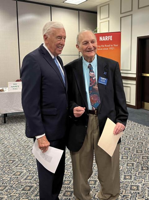 Congressman Steny H. Hoyer (MD-05) at NARFE Maryland Federal 2024 Mini-Conference