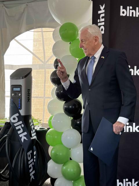 Congressman Hoyer at Grand Opening of Blink Charging's New Manufacturing Facility in Bowie&nbsp;