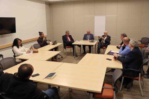 Congressman Steny H. Hoyer (MD-05) met with local leaders and received a briefing on how Investing in America funding is connecting families in Maryland’s Fifth District to reliable, affordable high-speed broadband and internet-capable devices.