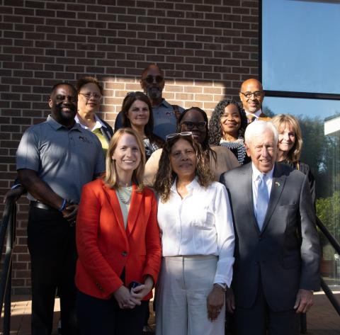 Congressman Hoyer and Comptroller Lierman with LifeStyles CEO Sandy Washington and Support Staff at the LifeStyles Headquarters in LaPlata, Maryland.