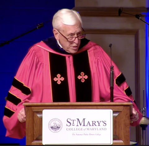 Hoyer Delivers Keynote Address at St. Mary's College of Maryland Inauguration of President Rhonda Phillips