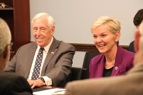 Congressman Steny H. Hoyer (MD-05) and U.S. Secretary of Energy Jennifer Granholm