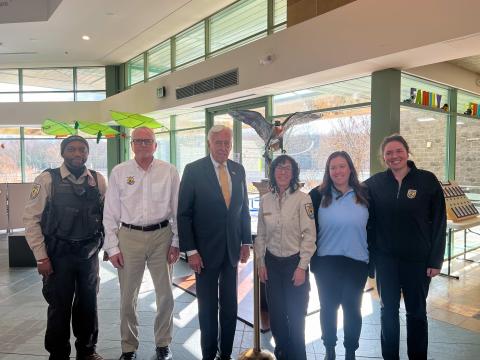 Congressman Hoyer at Patuxent Research Refuge