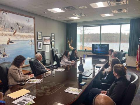 Congressman Hoyer at Patuxent Research Refuge