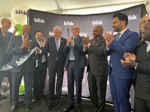 Congressman Hoyer at Grand Opening of Blink Charging's New Manufacturing Facility in Bowie 