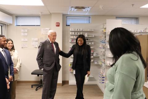  Congressman Steny H. Hoyer met with pharmacists and medical providers at Greater Baden Medical Services