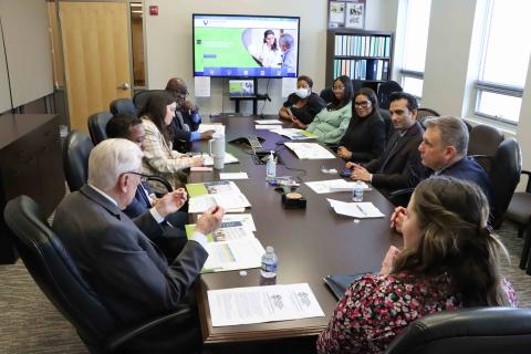  Congressman Steny H. Hoyer met with pharmacists and medical providers at Greater Baden Medical Services