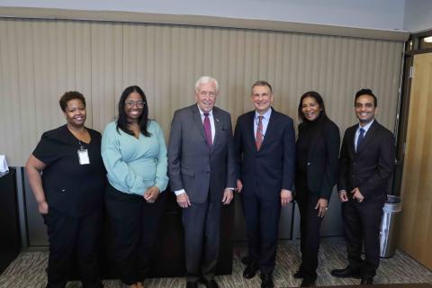  Congressman Steny H. Hoyer met with pharmacists and medical providers at Greater Baden Medical Services